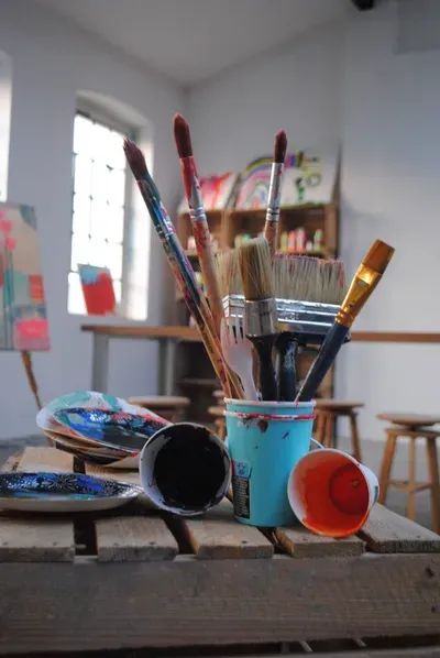 Kunstwerk aus der Klecksfabrik