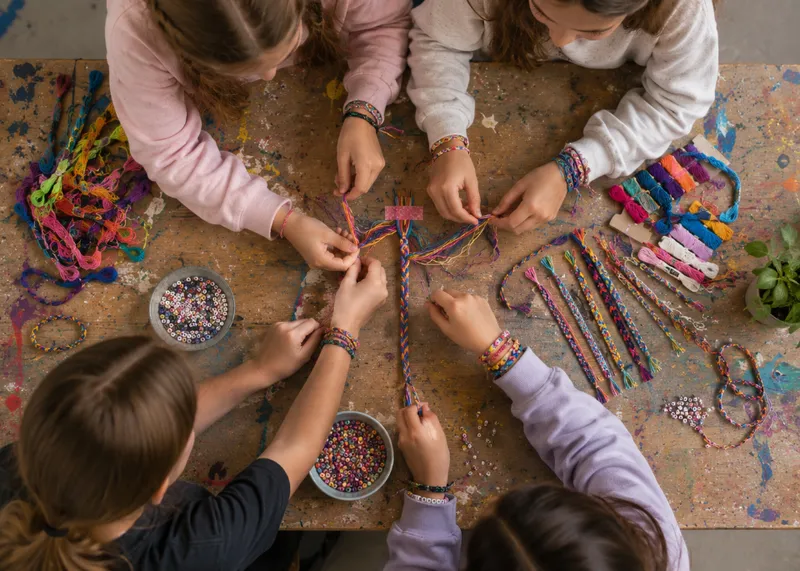 BFF Bracelets in der Klecksfabrik